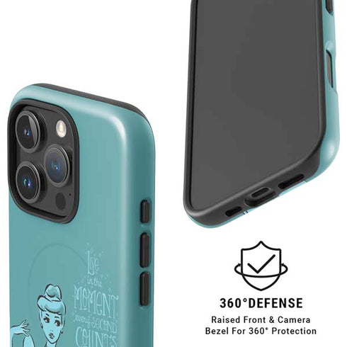 Disney Princess Cinderella Live in the Moment Art iPhone 16 Pro Magsafe Impact Case